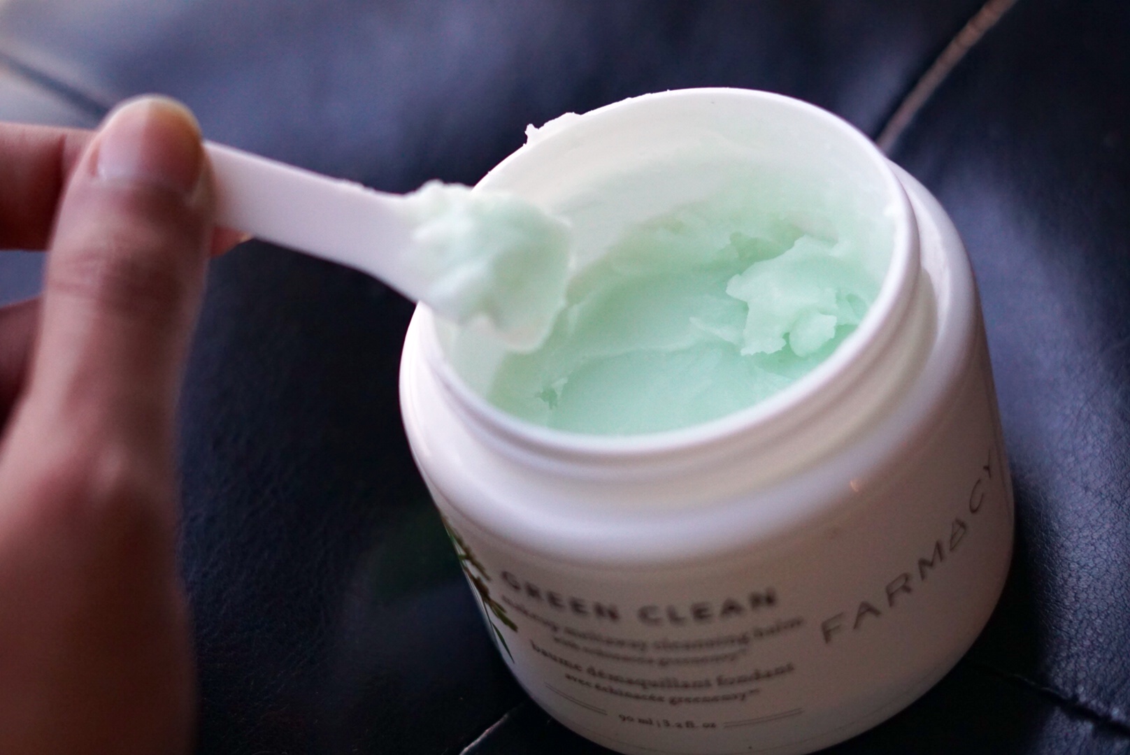 FARMACY Green Clean Makeup Removing Cleansing Balm texture